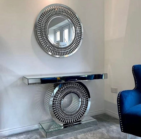 Sello Mirror & Console Table Set